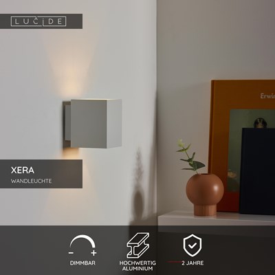 Lucide XERA - Wandleuchte - 1xG9 - Weiß